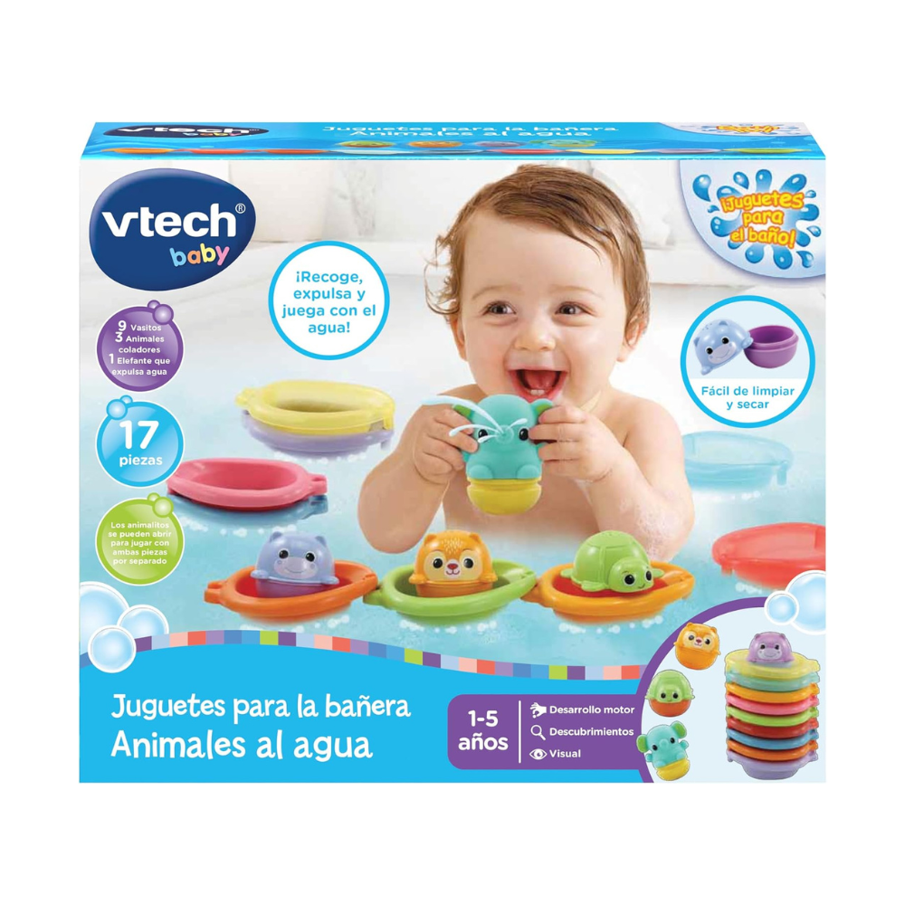 Juguetes Para La Bañera Animales Al Agua Vtech