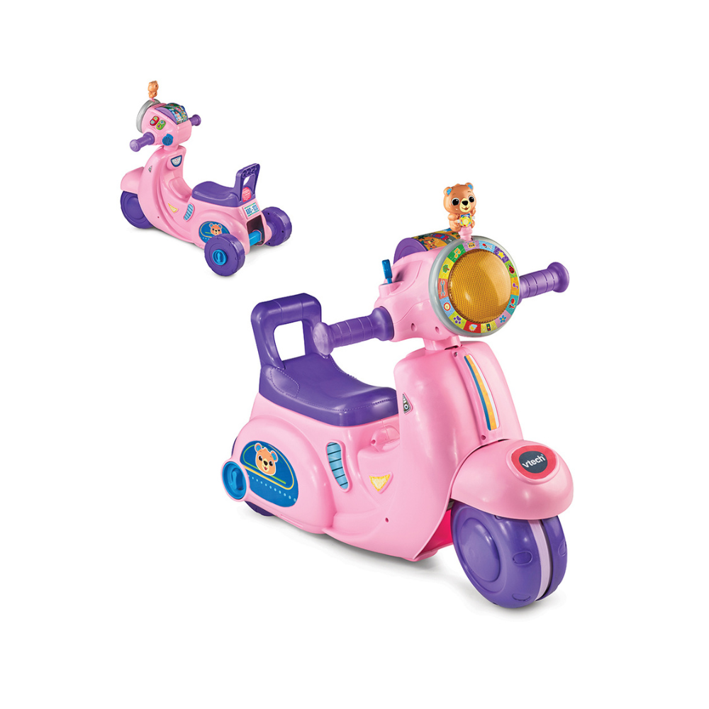 Moto De Paseo 2 En 1 Vespa | Rosa Vtech