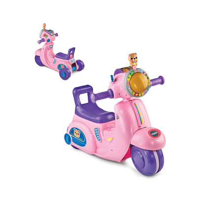 Moto De Paseo 2 En 1 Vespa | Rosa Vtech