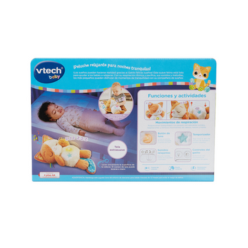 Peluche Para Dormir Gatito Dulces Sueños Vtech
