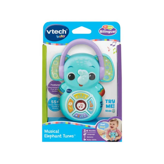 Peluche Bilingue Musical Elephant Tunes - Vtech