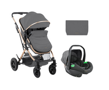 Coche Kaia 3 En 1 |Gris Claro Kikkaboo