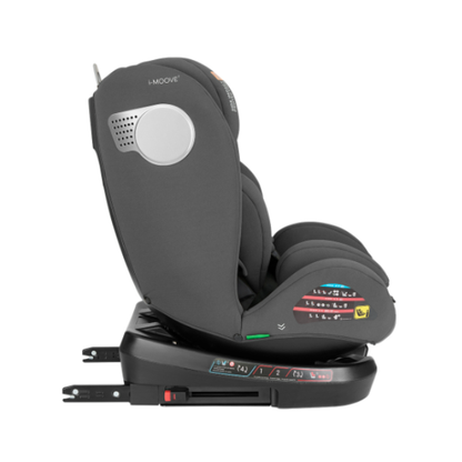 Asiento De Auto I-Moove 2 | Gris Oscuro - Kikkaboo