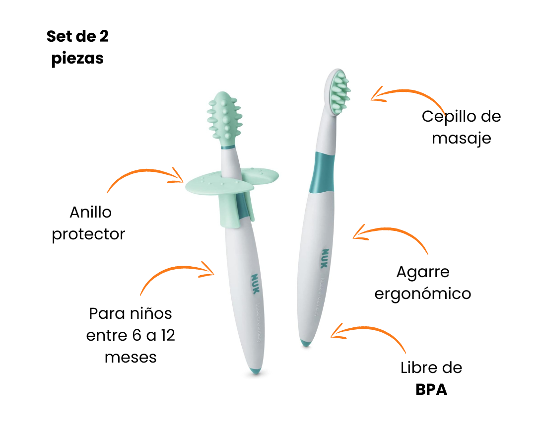 Cepillo dental para bebé NUK – NUK Perú