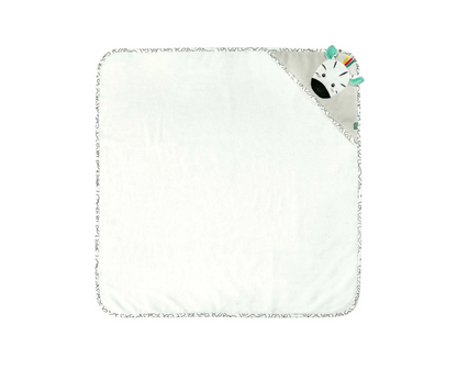 Toalla Con Capucha Zebra Baby Fehn