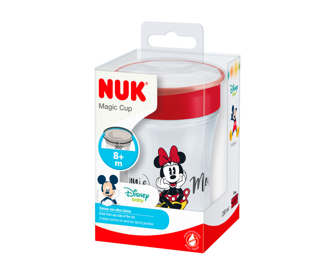 Vaso Magic Cup Minnie Rojo Nuk