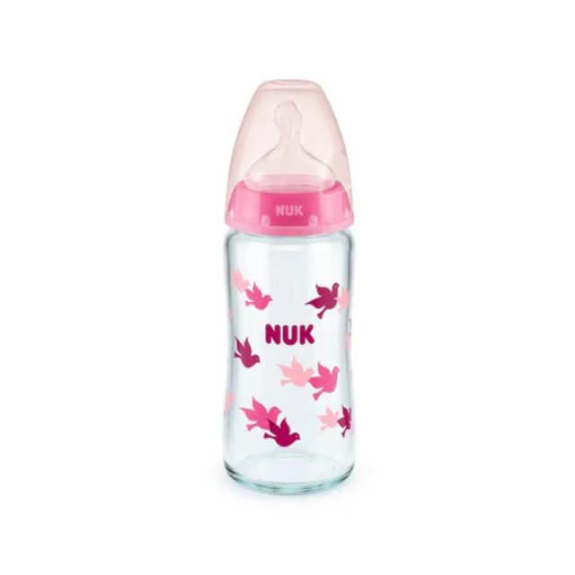 Biberón First Choice Vidrio CT 240 ml | Niña - Nuk