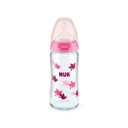 Biberón First Choice Vidrio CT 240 ml | Niña - Nuk