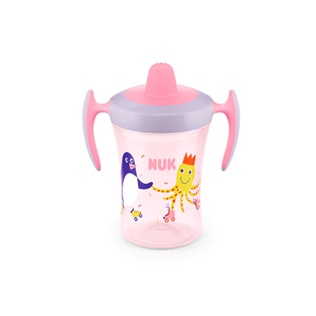 Vaso Trainer Cup Con Pico 230ml | Pingüino Niña - Nuk