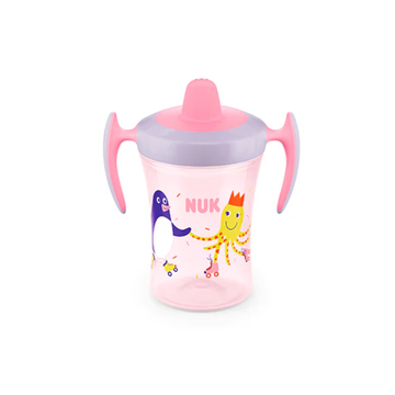 Vaso Trainer Cup Con Pico 230ml | Pingüino Niña - Nuk