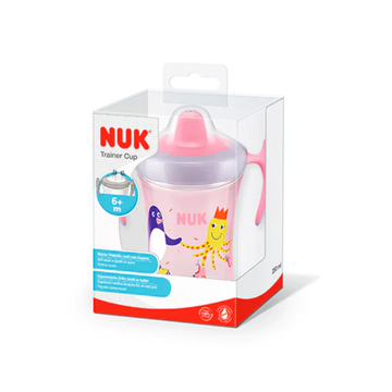 Vaso Trainer Cup Con Pico 230ml | Pingüino Niña - Nuk