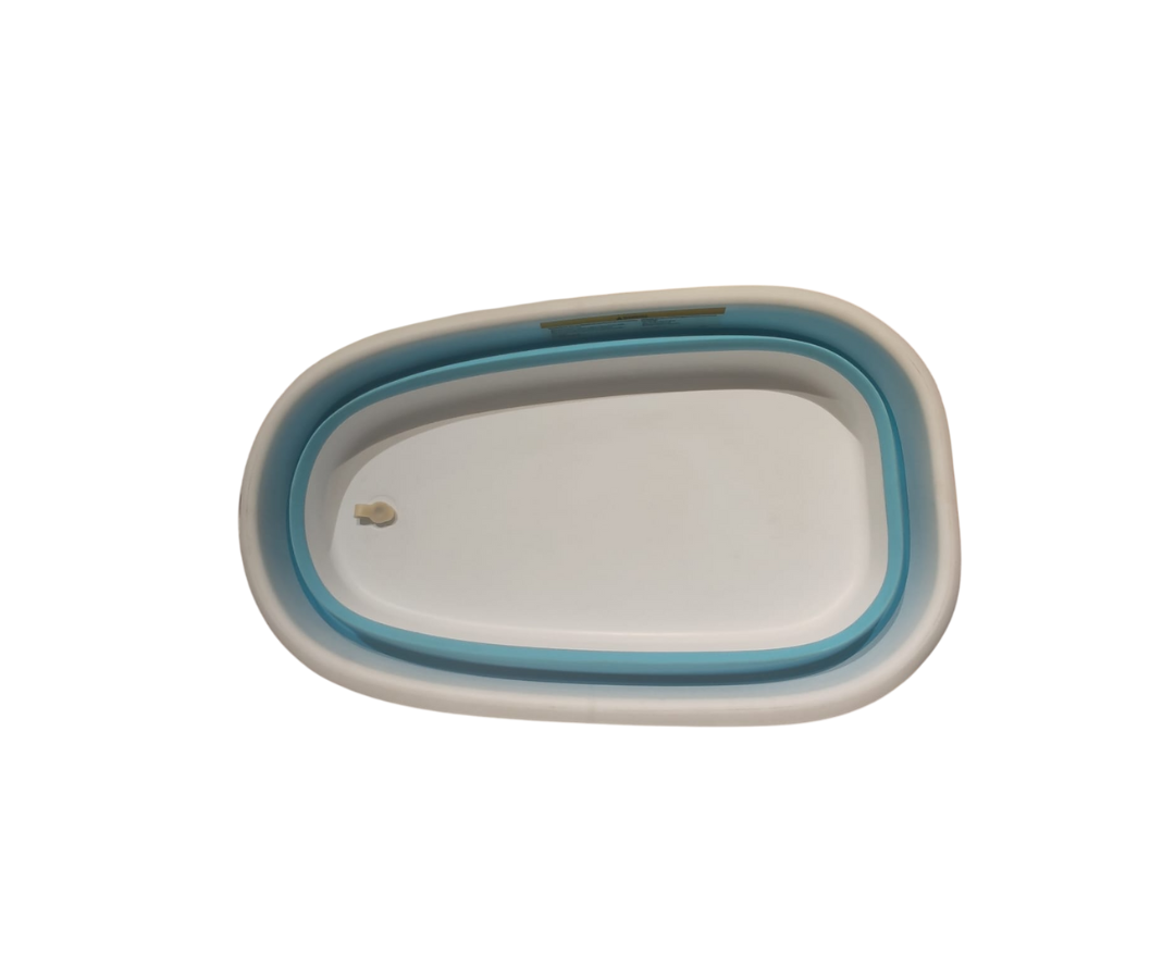 Bañera Plegable Mega | Blanco/Celeste Karibu