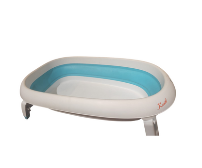 Bañera Plegable Mega | Blanco/Celeste Karibu