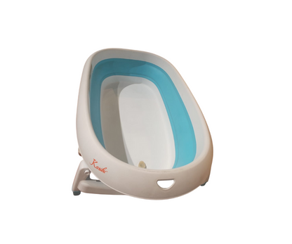 Bañera Plegable Mega | Blanco/Celeste Karibu