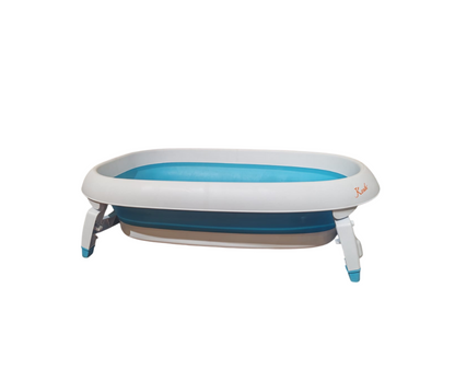 Bañera Plegable Mega | Blanco/Celeste Karibu