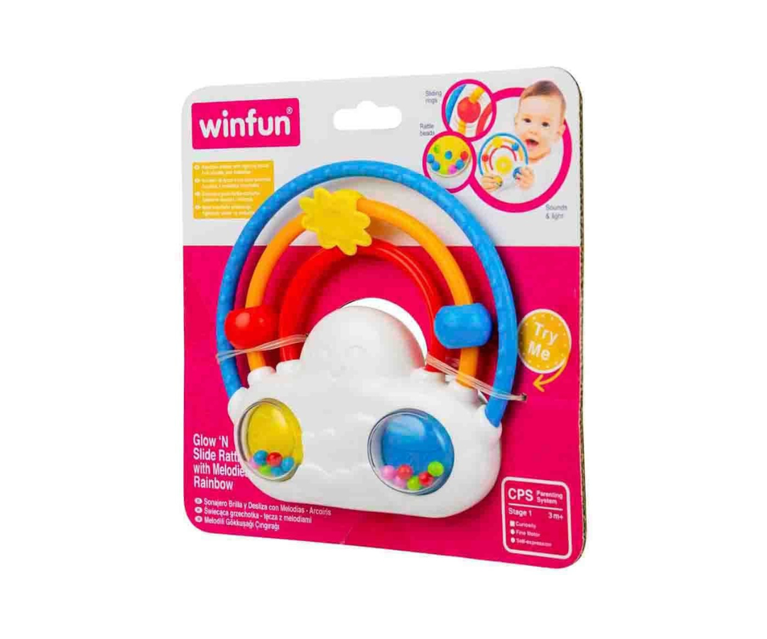 Sonajero Con Melodías Arcoíris Winfun