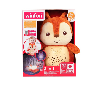 Ardilla Luces Estrellas 2 En 1 Winfun
