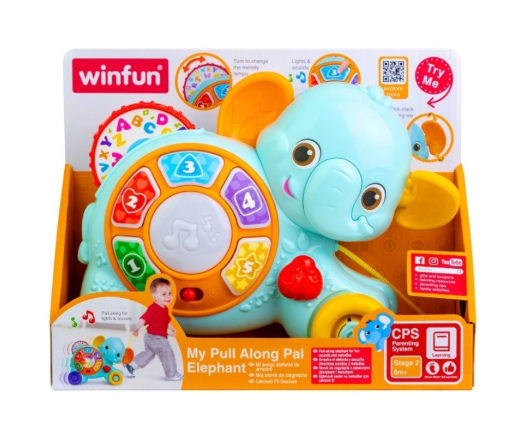 Elefante Empuja Y se va Winfun