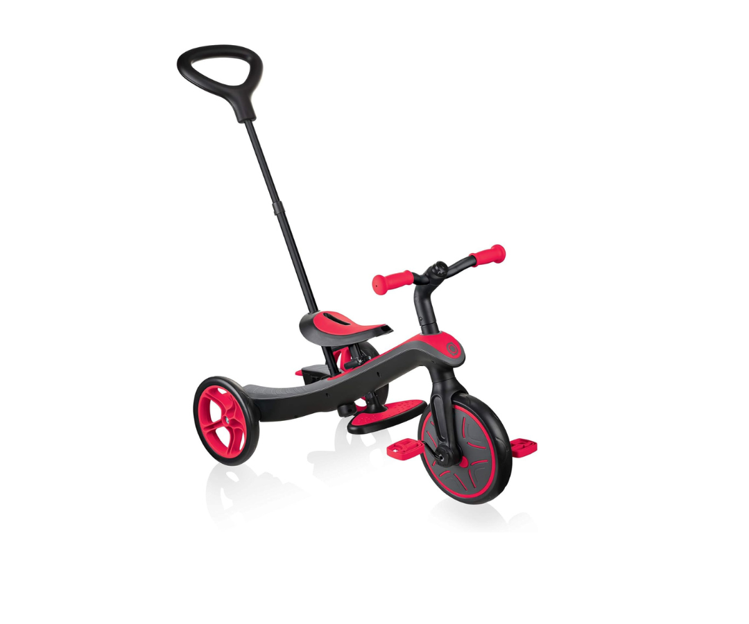 TRICICLO EXPLORER TRIKE 4 EN 1 ROJO GLOBBER