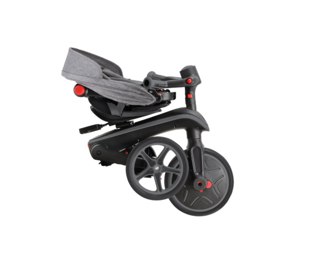 Triciclo Explorer Trike Plegable 4 En 1 | Gris Carbón Globber
