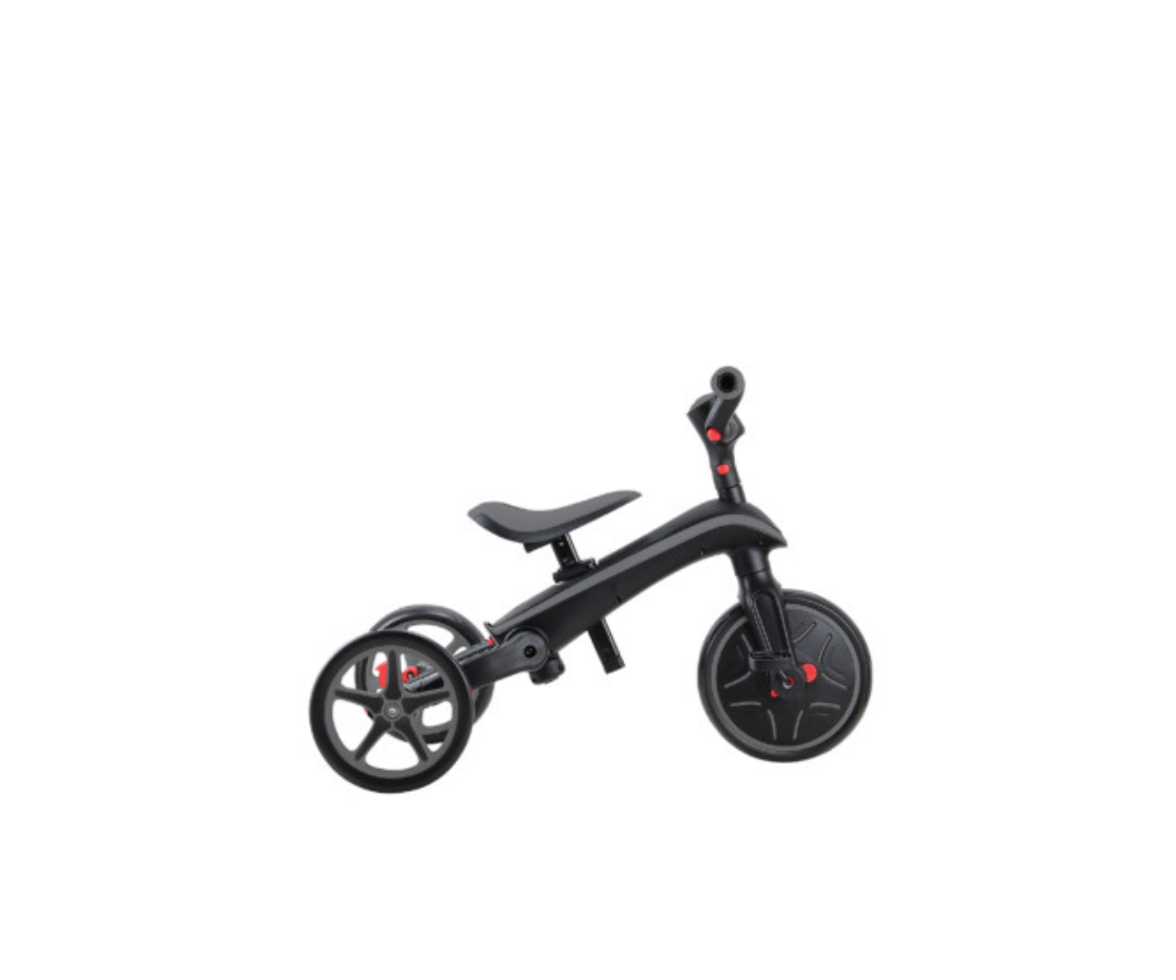 Triciclo Explorer Trike Plegable 4 En 1 | Gris Carbón Globber