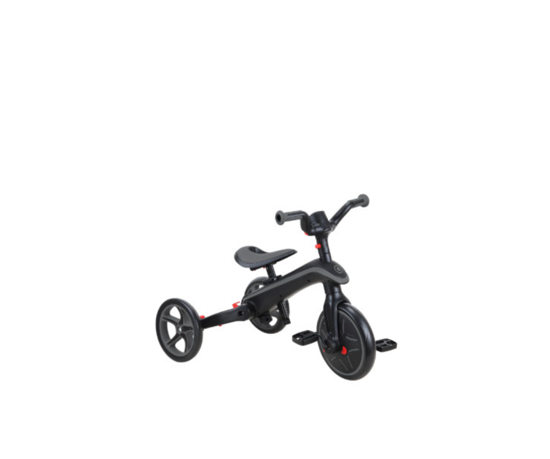 Triciclo Explorer Trike Plegable 4 En 1 | Gris Carbón Globber