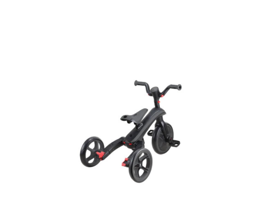 Triciclo Explorer Trike Plegable 4 En 1 | Gris Carbón Globber
