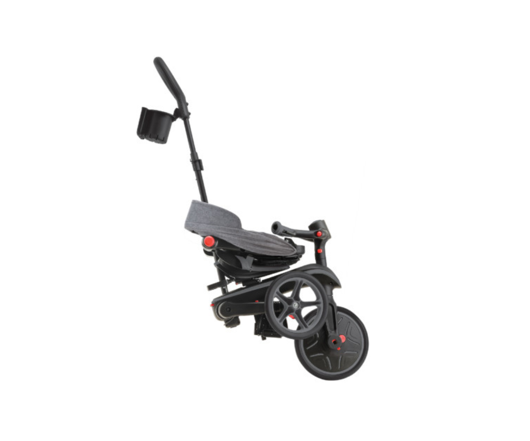 Triciclo Explorer Trike Plegable 4 En 1 | Gris Carbón Globber