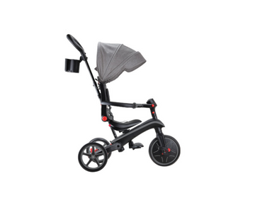 Triciclo Explorer Trike Plegable 4 En 1 | Gris Carbón Globber