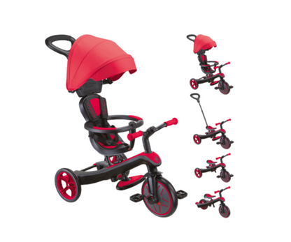 Triciclo Explore Trike 4 EN 1 | Rojo Globber