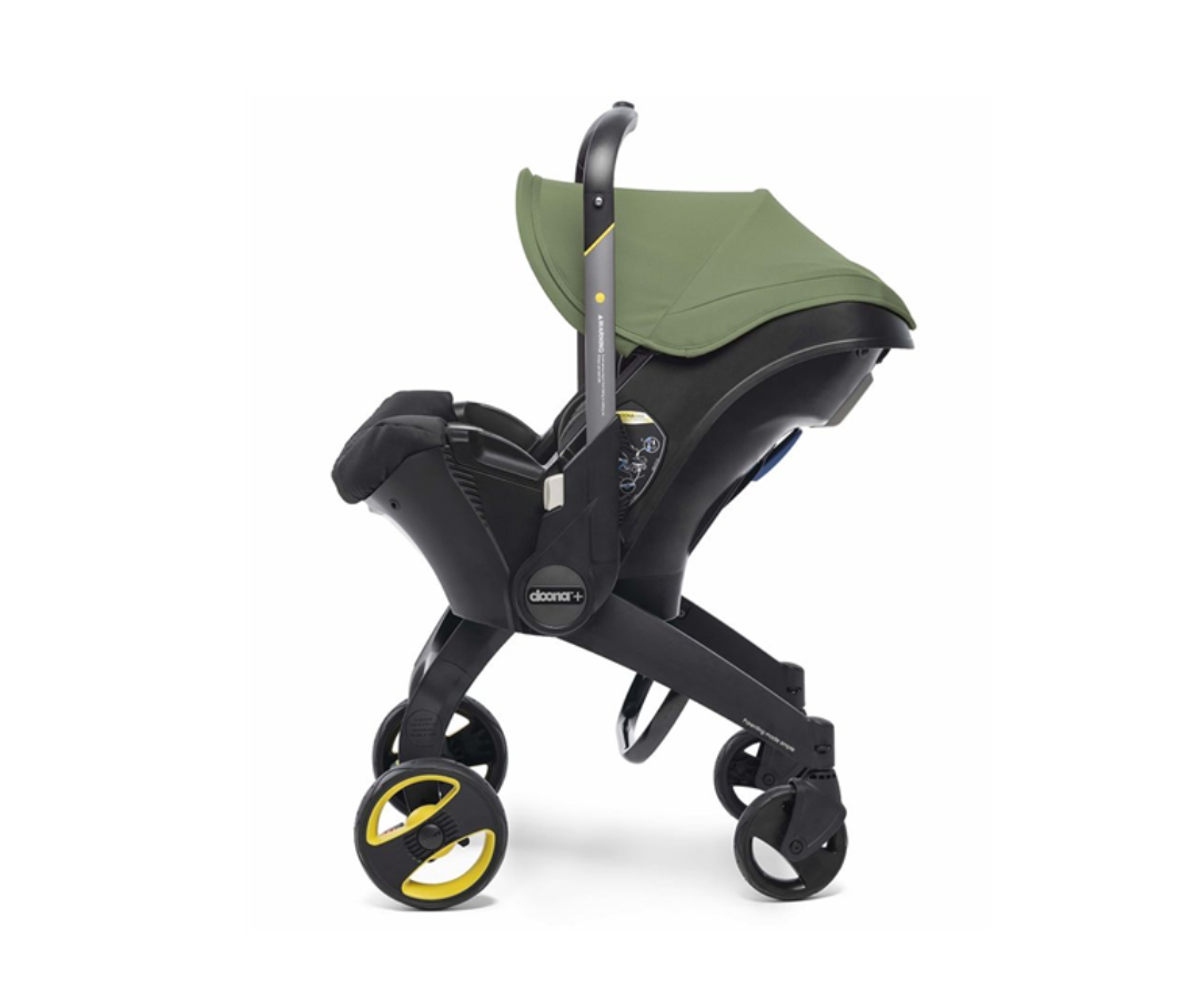 Coche Con Asiento Auto -Base | Desert Green Doona