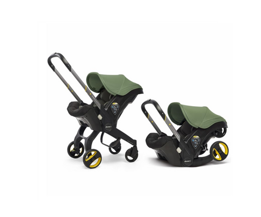 Coche Con Asiento Auto -Base | Desert Green Doona