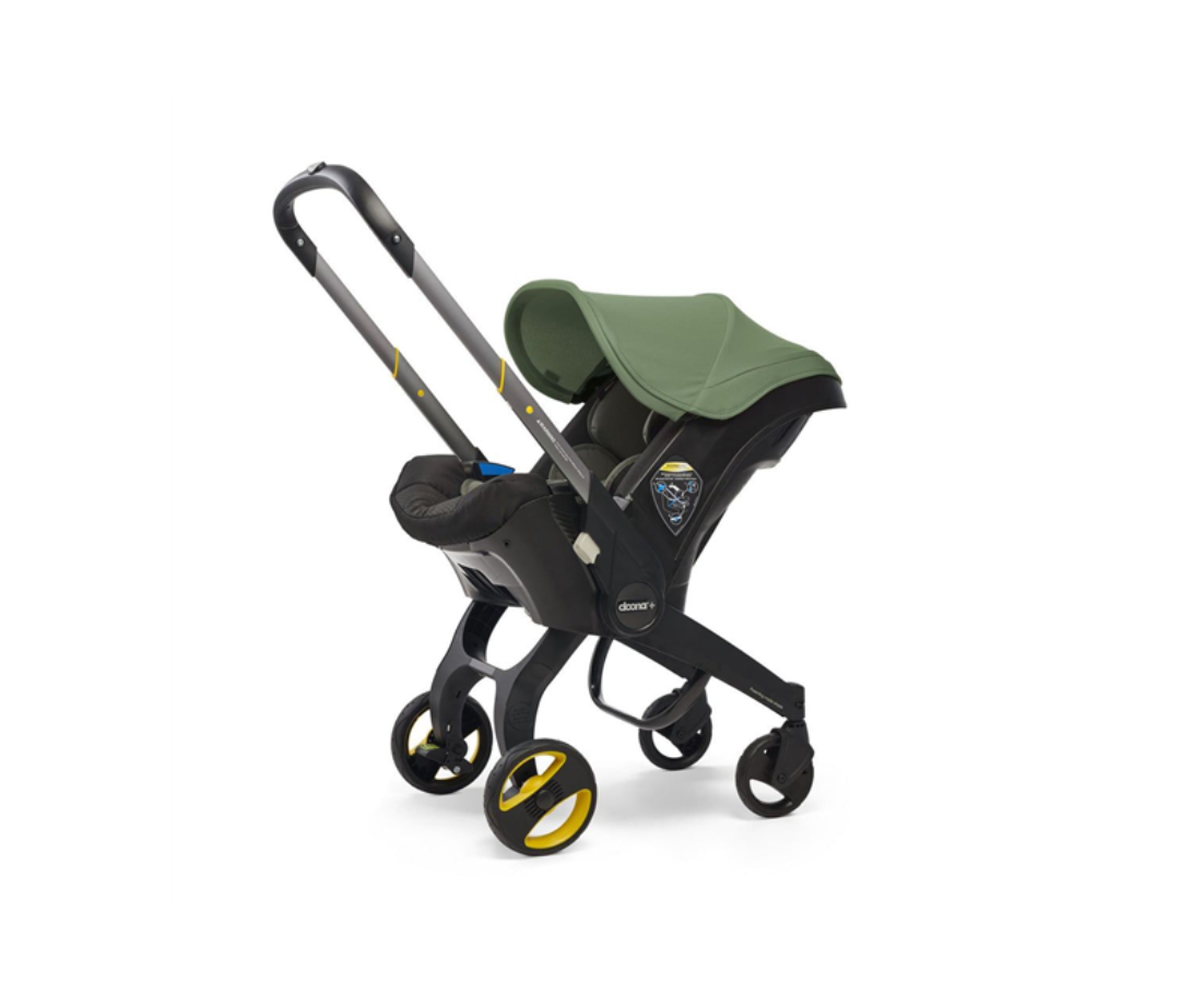 Coche Con Asiento Auto -Base | Desert Green Doona