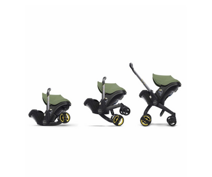 Coche Con Asiento Auto -Base | Desert Green Doona