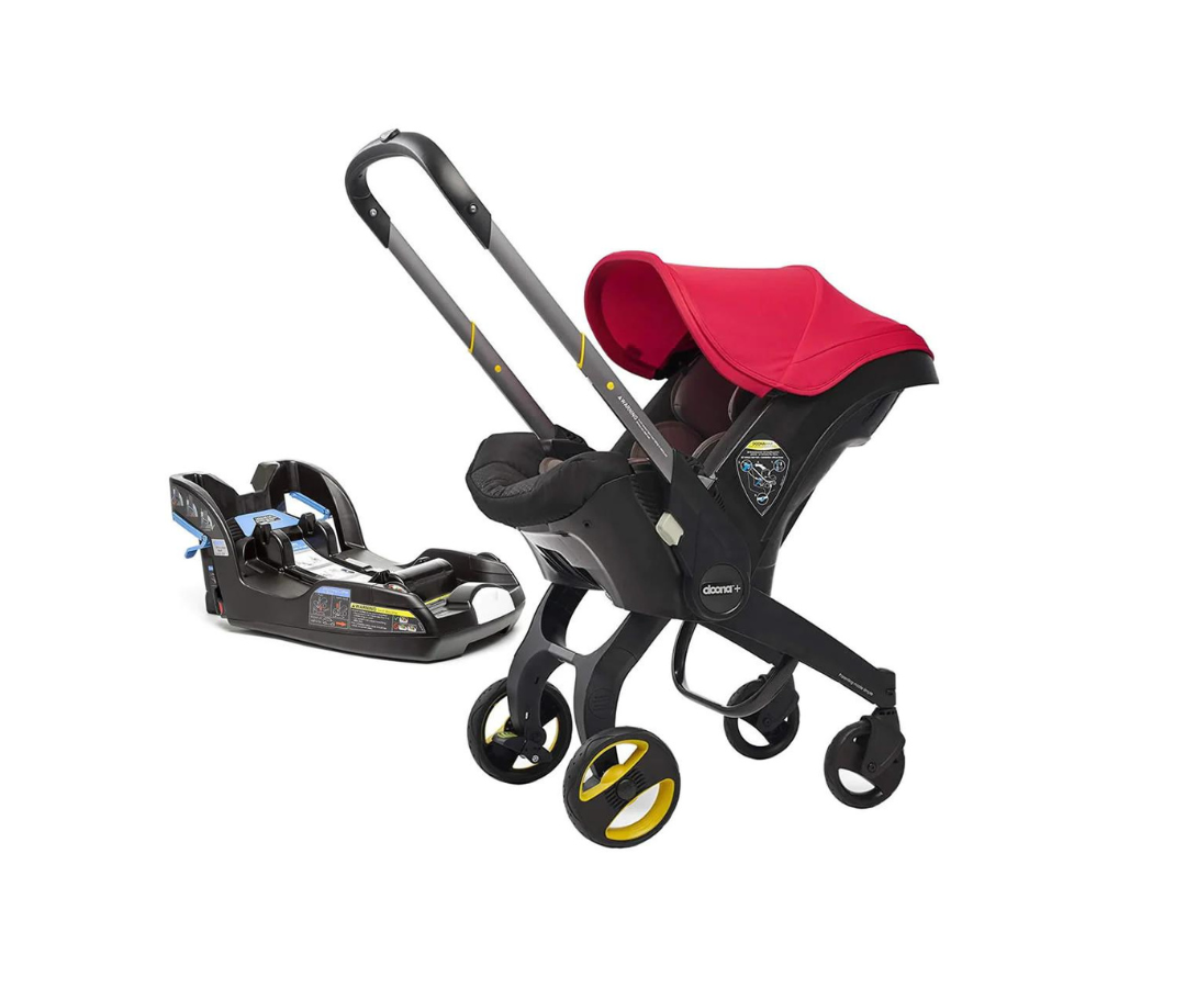 Coche Con Asiento Auto -Base | Rojo  Doona