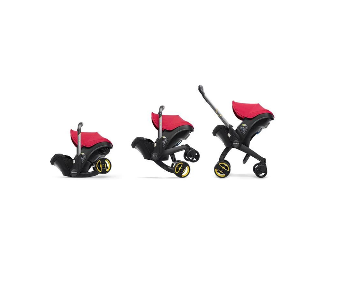 Coche Con Asiento Auto -Base | Rojo  Doona