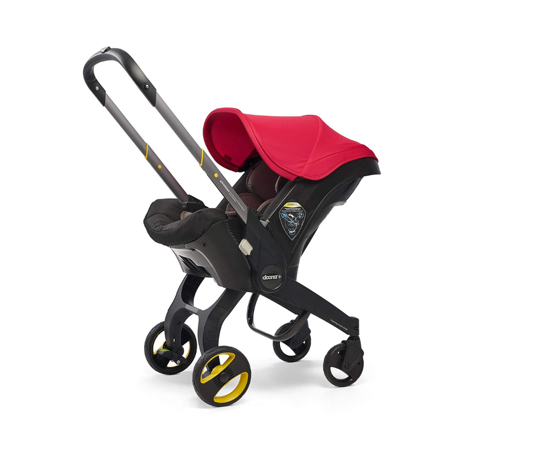 Coche Con Asiento Auto -Base | Rojo  Doona