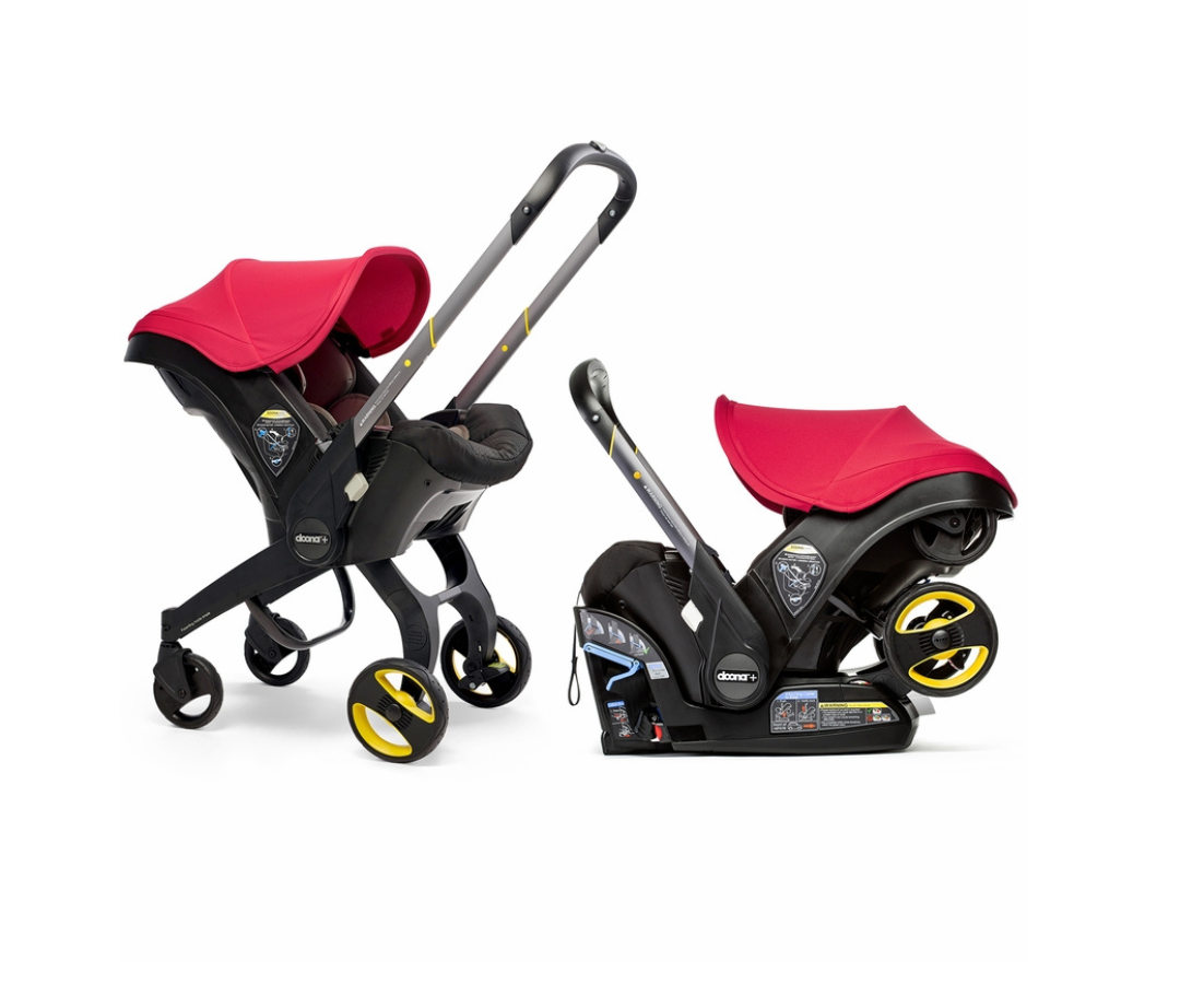 Coche Con Asiento Auto -Base | Rojo  Doona
