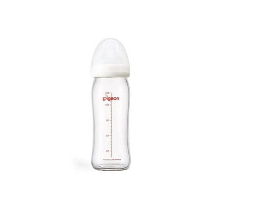 Biberón Soft Touch Peristáltico Plus Vidrio Pigeon