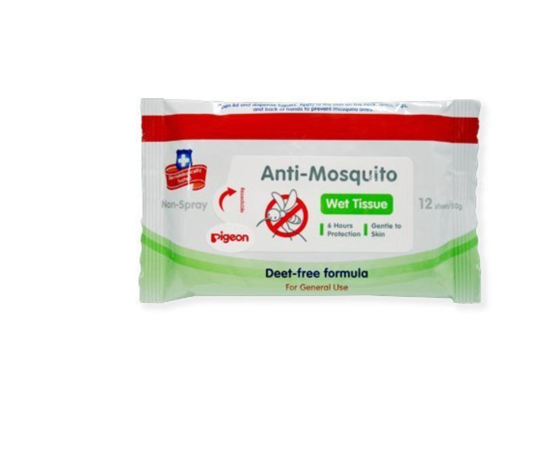 Toallitas Húmedas  Antimosquitos x12 Pigeon