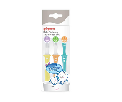 Juego De Cepillo Dental Paso 1,2 y 3 - Pigeon