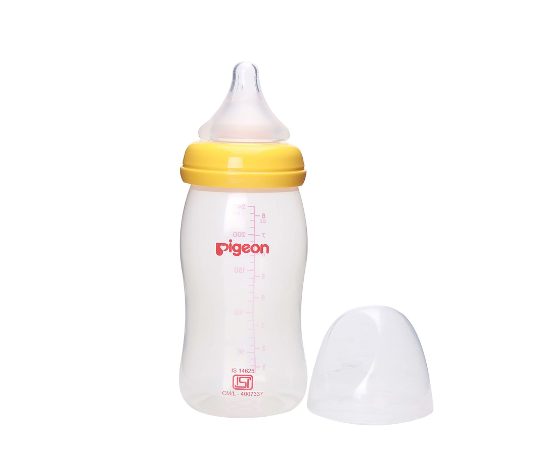 Pack X 2 Biberones Soft Touch Boca Ancha  X 240 ML Pigeon