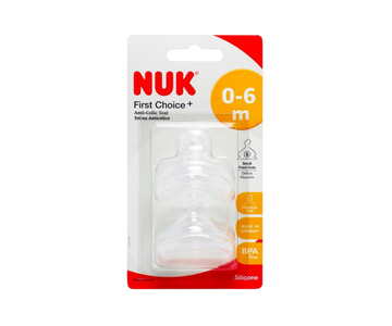 NUK SILICONA FIRST CHOICE +  S AGUA 1 BX2