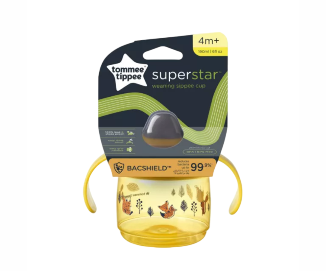 Taza De Transición Boqui Suave-Resist 6Oz Amarillo Tommee Tippee