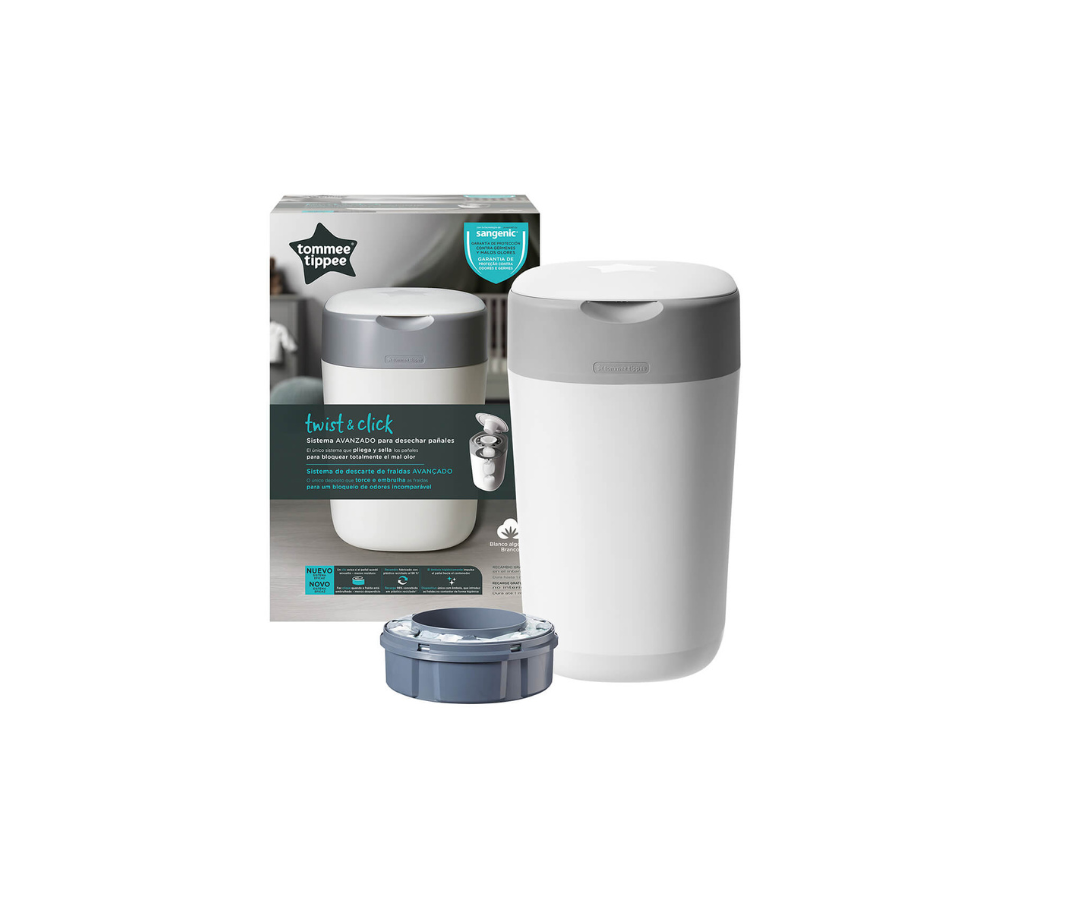 Tacho Para Pañales Twist & Click Blanco  Tommee Tippee