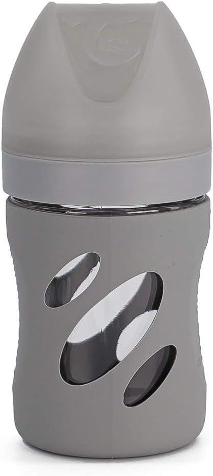 BIBERON  DE VIDRIO 180ML - GRIS TWISTSHAKE