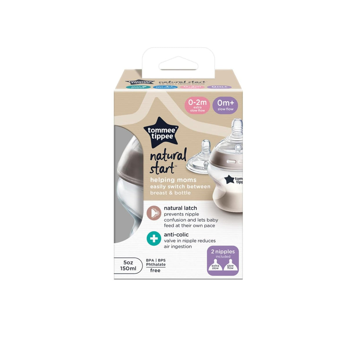 Biberon Natural Start 5Oz Polipropileno