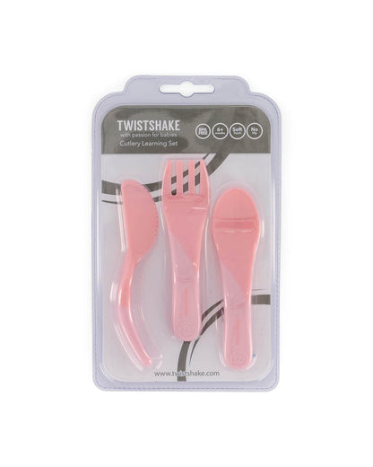 SET DE CUBIERTOS  6+M - ROSA TWISTSHAKE