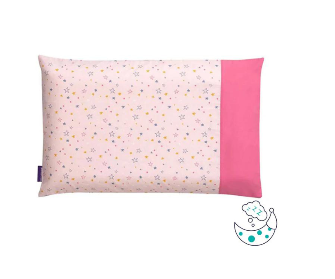Funda Almohada Bebe Rosa Clevamama