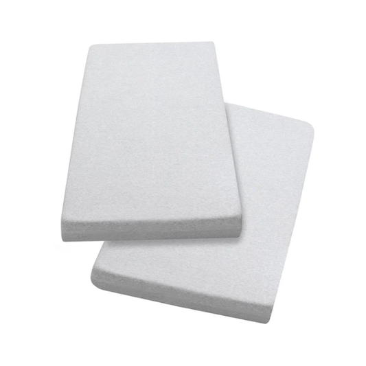 Sabana Ajustable Para Colecho 46x83x10 cm - 2 Pzs | Gris - Clevamama